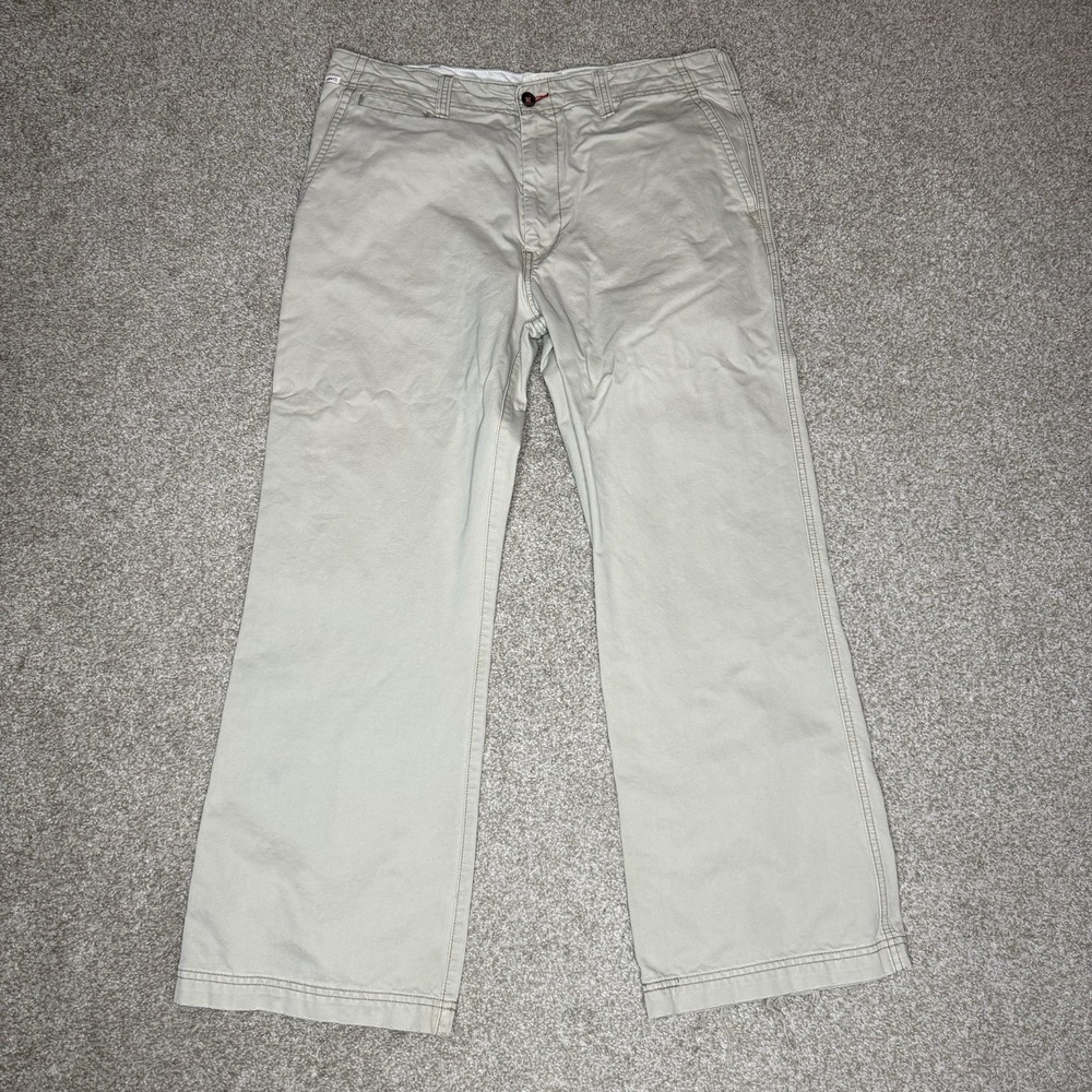 Vintage Levi's Tab Twills Loose Boot Cut Pants Men's 36x32 Baggy Wide Leg Y2k